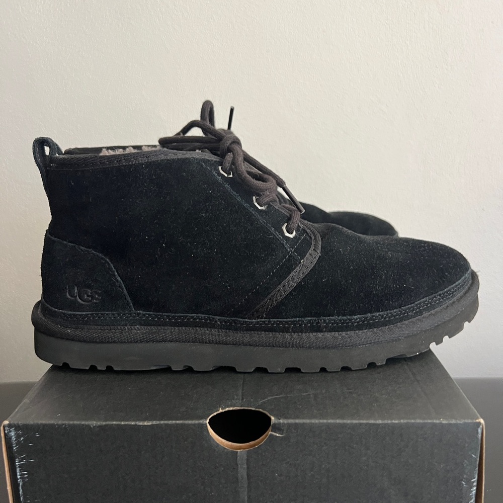 UGG Men's Chukka Boots in Black Suede